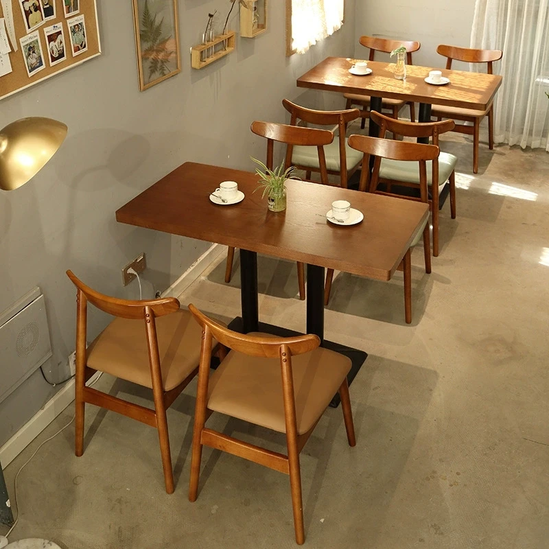 & Handcrafted Modern Design Wooden Table for Home Office Dining Apartment Hotel Decor Crescent Crafts for Courtyard Use