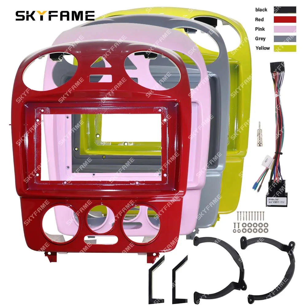 

SKYFAME Car Frame Fascia Adapter For Volkswagen Beetle 2004-2011 Android Big Screen Dash Fitting Panel Kit