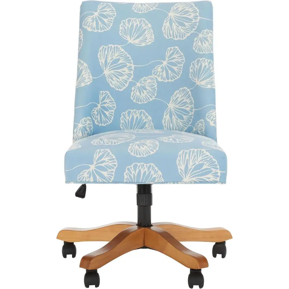 

Swivel Office Chair in Scarlet and White with Blue Accents - Home Collection