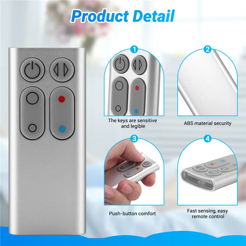 T83C-Replacement AM04 AM05 Remote Control For Dyson Fan Heater Models AM04 AM05 Remote Control