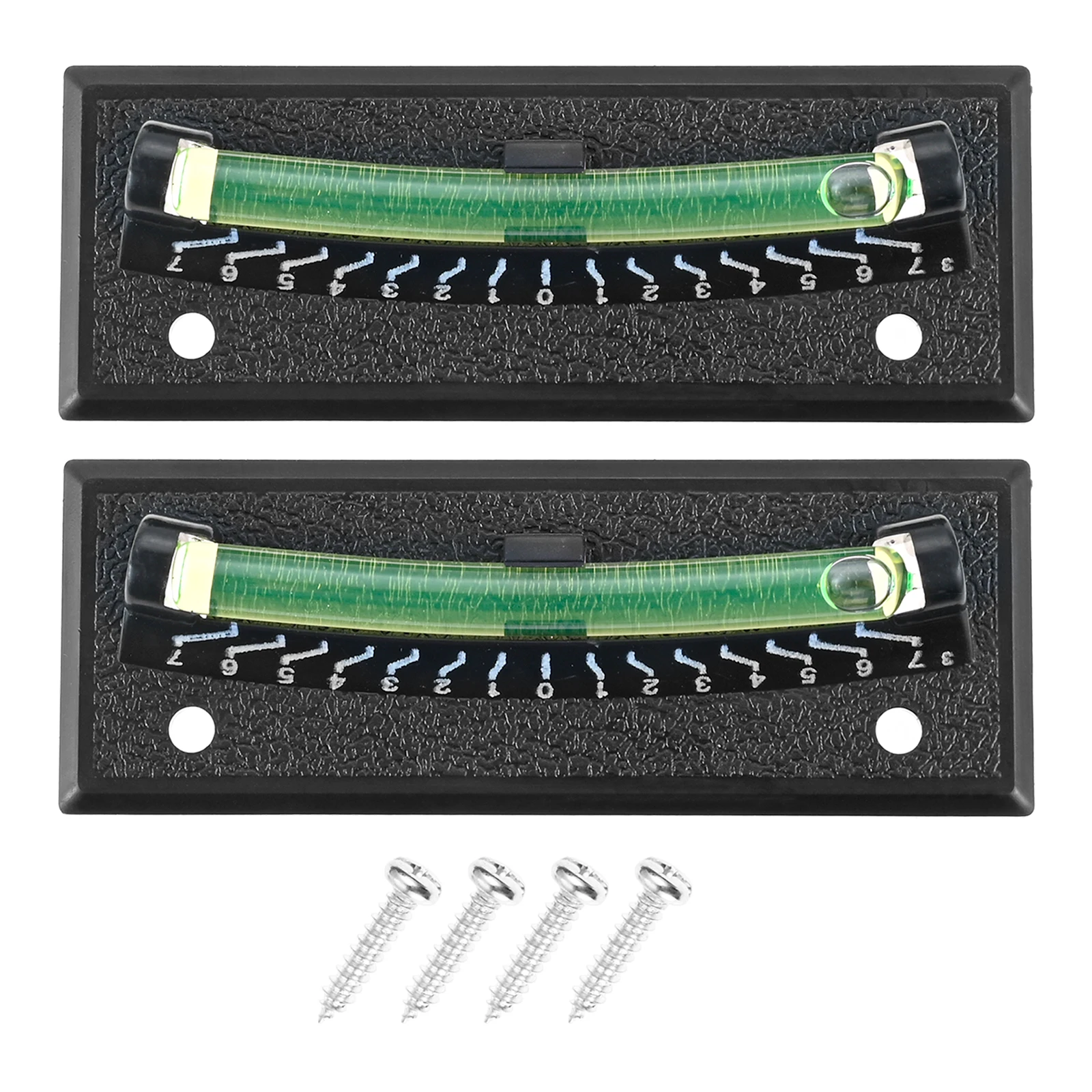 2 Pcs Trailer Bubble Level 95*35mm Camper Level Bubble Indicators For RV, Camper, Truck, Off-Road Vehicle Car Accessories