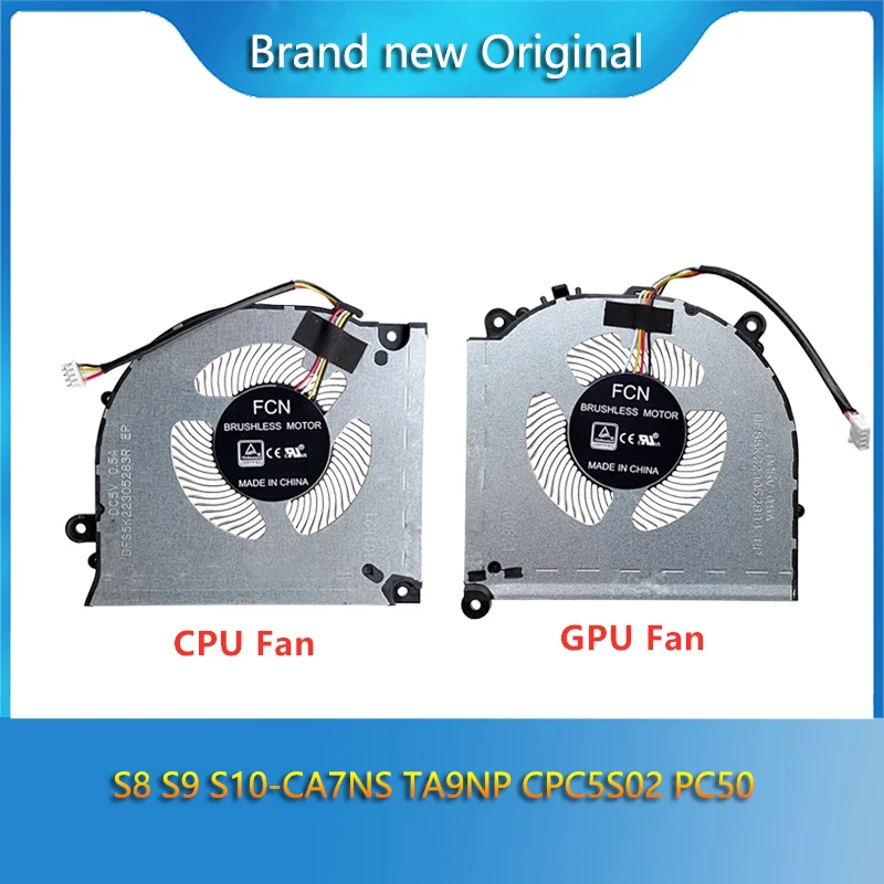 

Brand New Original CPU GPU Cooling Fan Radiator For Hasee S8 S9 S10-CA7NS TA9NP CPC5S02 PC50