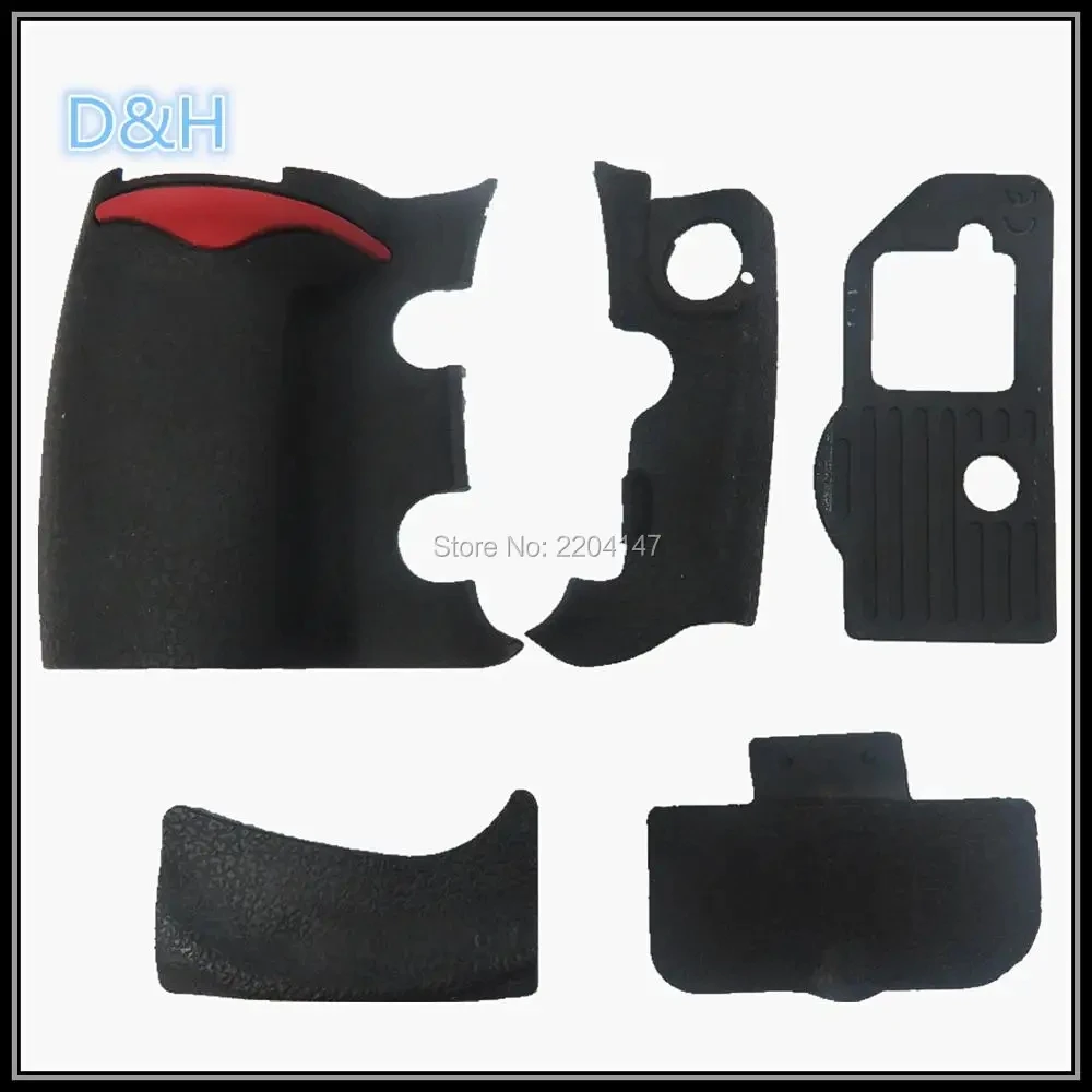 NEW A Set Of Body Rubber 5 pcs Front cover and Back cover Rubber For Nikon D300 D300S Camera Replacement Repair spare parts