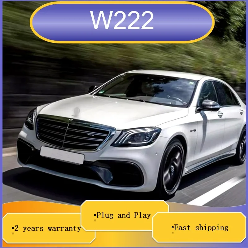 Car Accessories for  Mercedes Benz W222 Headlight 2014-2019 S350 S400 Head Light DRL Turn Signal Low High Beam Projector Lens