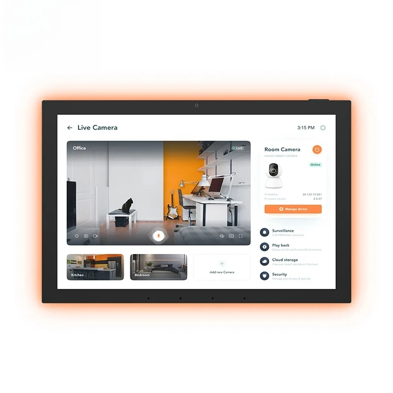 10.1 Inch 14 1280*800 Smart Home Automation   t All-in-one With RK3576S Quad-Core for Smart Home