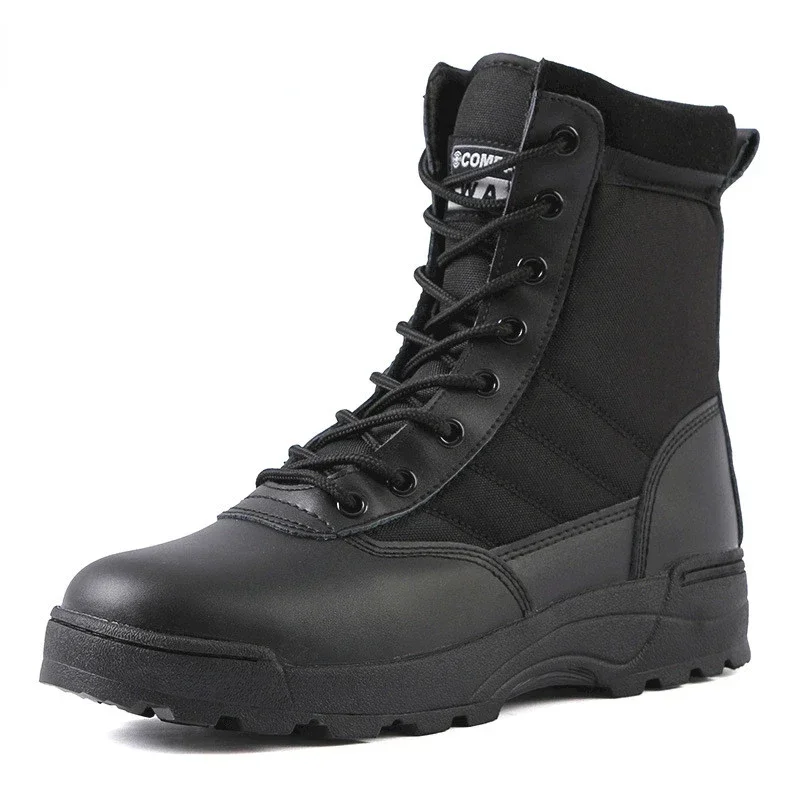 

Tactical Military Boots Men Boots Special Force Desert Combat Army Boots Outdoor Hiking Boot s Ankle Shoes Men Work Safty Shoes