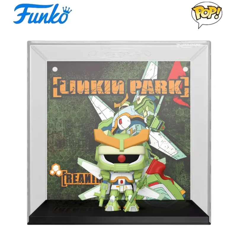 

11cm Funko Pop Albums Cover Series Toy Linkin Park - Reanimation Music-Themed Linkin Park Miniature Figure Tabletop Decoration