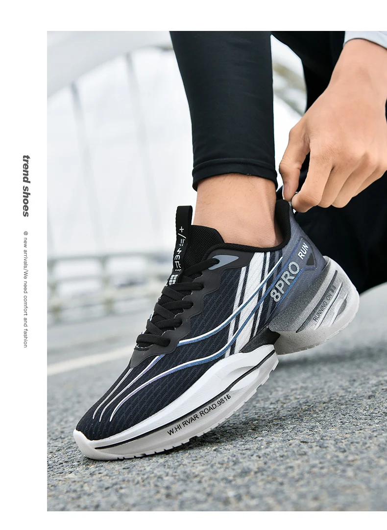 Herren-Laufschuhe mit Carbonplatte, Marathon-Spezialität, atmungsaktiv, leicht, bequeme Damen-Sportschuhe, Prime – Detail 27