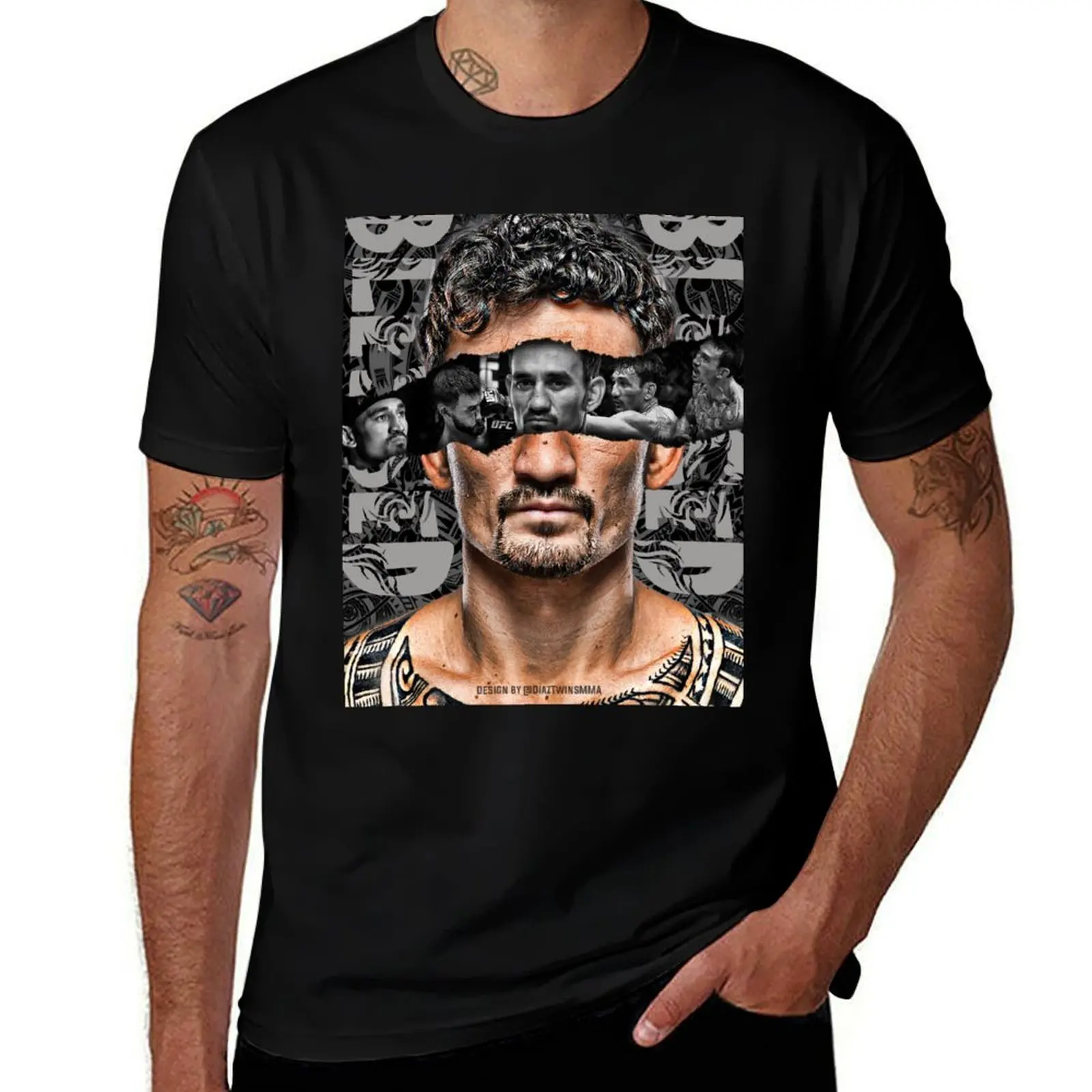 

Max Holloway - Blessed Art - Shirt T-Shirt t shirt for man 100 percent cotton funny t shirts dark humor T-Shirt