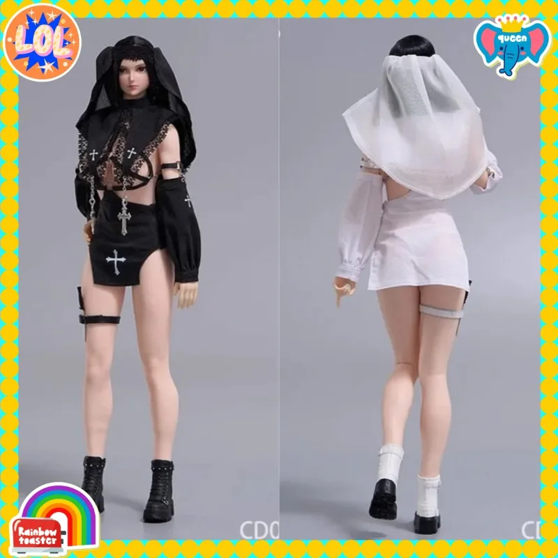 

Предпродажа Cd091 1/6 масштаб женщина-солдат монахиня косплей комплект одежды модель подходит для 12-дюймовых фигурок куклы украшение для тела