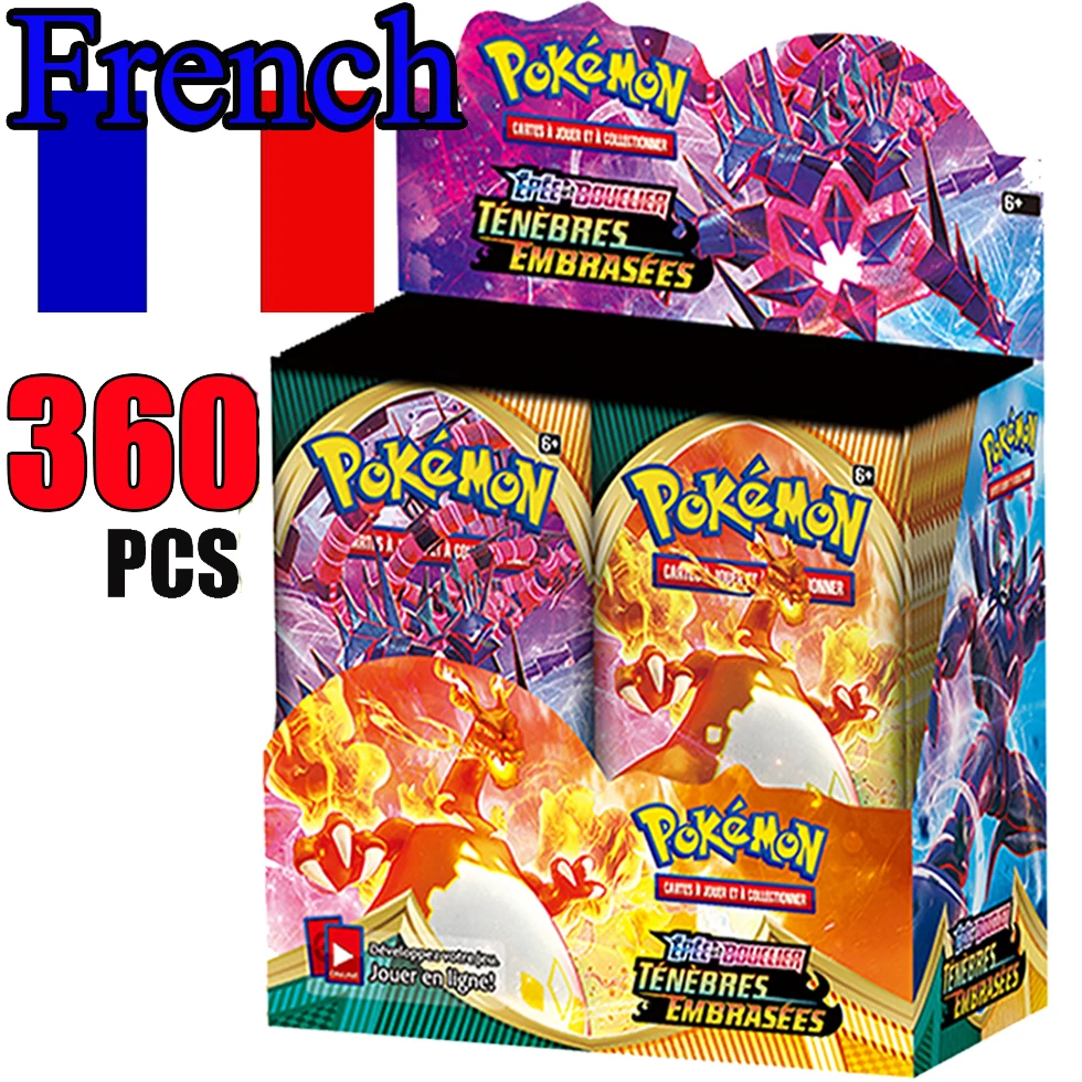 Hot Spanish Pokemon Cards English French CROWN ZENITH SILVER TEMPEST Lost Origin Brilliant Stars Carte Pokémon Collection Toys