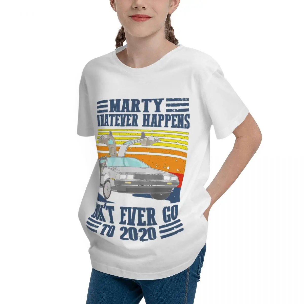 Teeanger Marty Don T Ever Go To 2020 Classic T Shi Basic Short Sleeve T-Shirt Graphic Round neck Top tee Top Quality Vintage