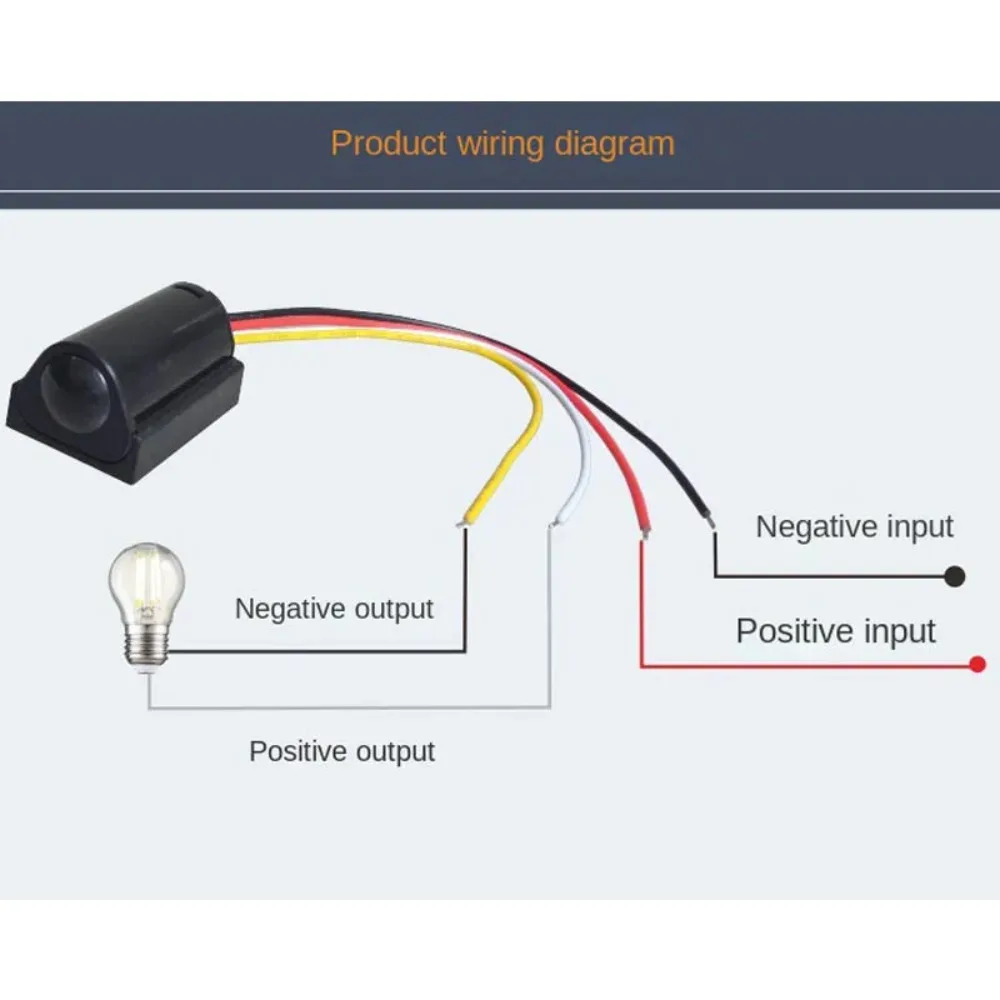 5V 12V 24V  Smart PIR Motion Sensor Switch with light controlled  IR Infrared Movement Induction Detector for wardrobe LED light