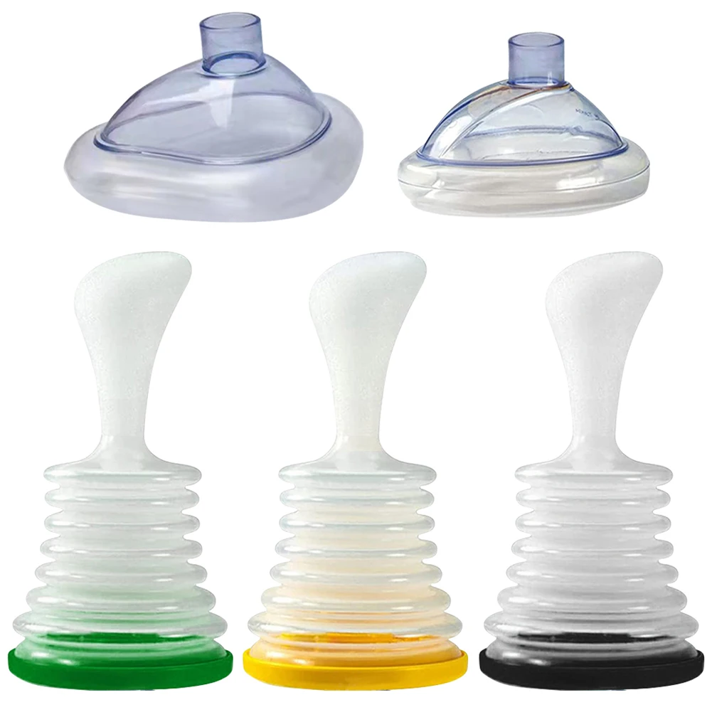 1 Set Asphyxie-Gerät für Erwachsene und Kinder, CPR-Erste-Hilfe-Atemmaske, Herz-Lungen-Trainer für Zuhause, Reisen, für Camping, Wandern