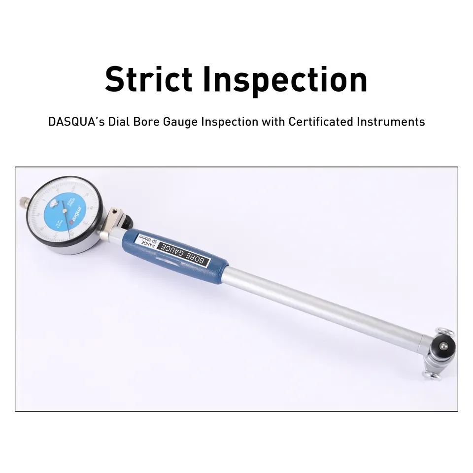  Precision 50-160mm Alexometer Dial Bore Gauge with Interchangeable Anvils for Deep Engine Hole Cylinder Measurement