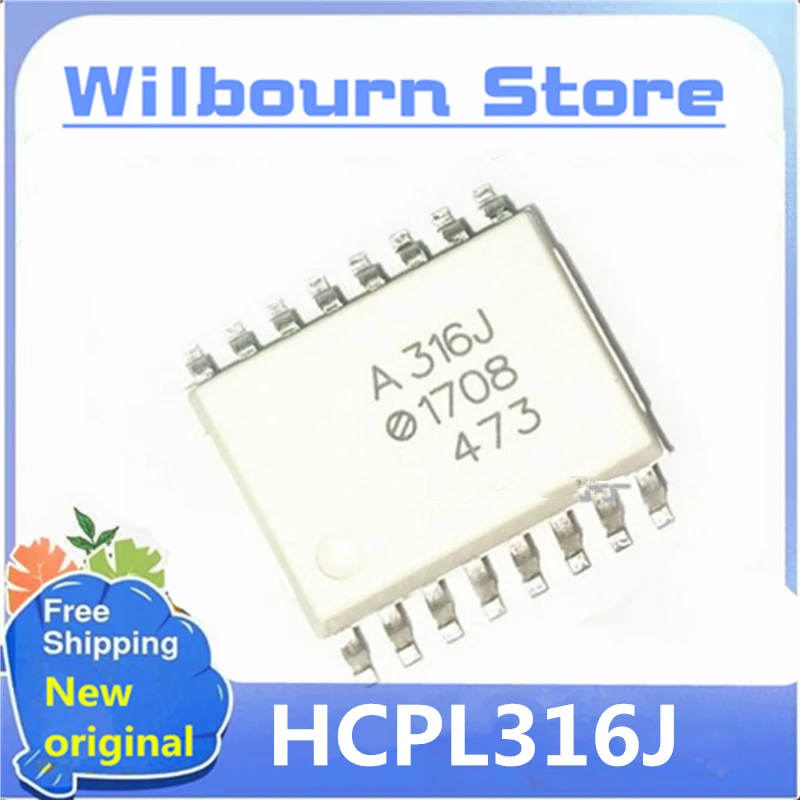 

10PCS/LOT HCPL-316J HCPL316J A316J SOP16 New Original In Stock