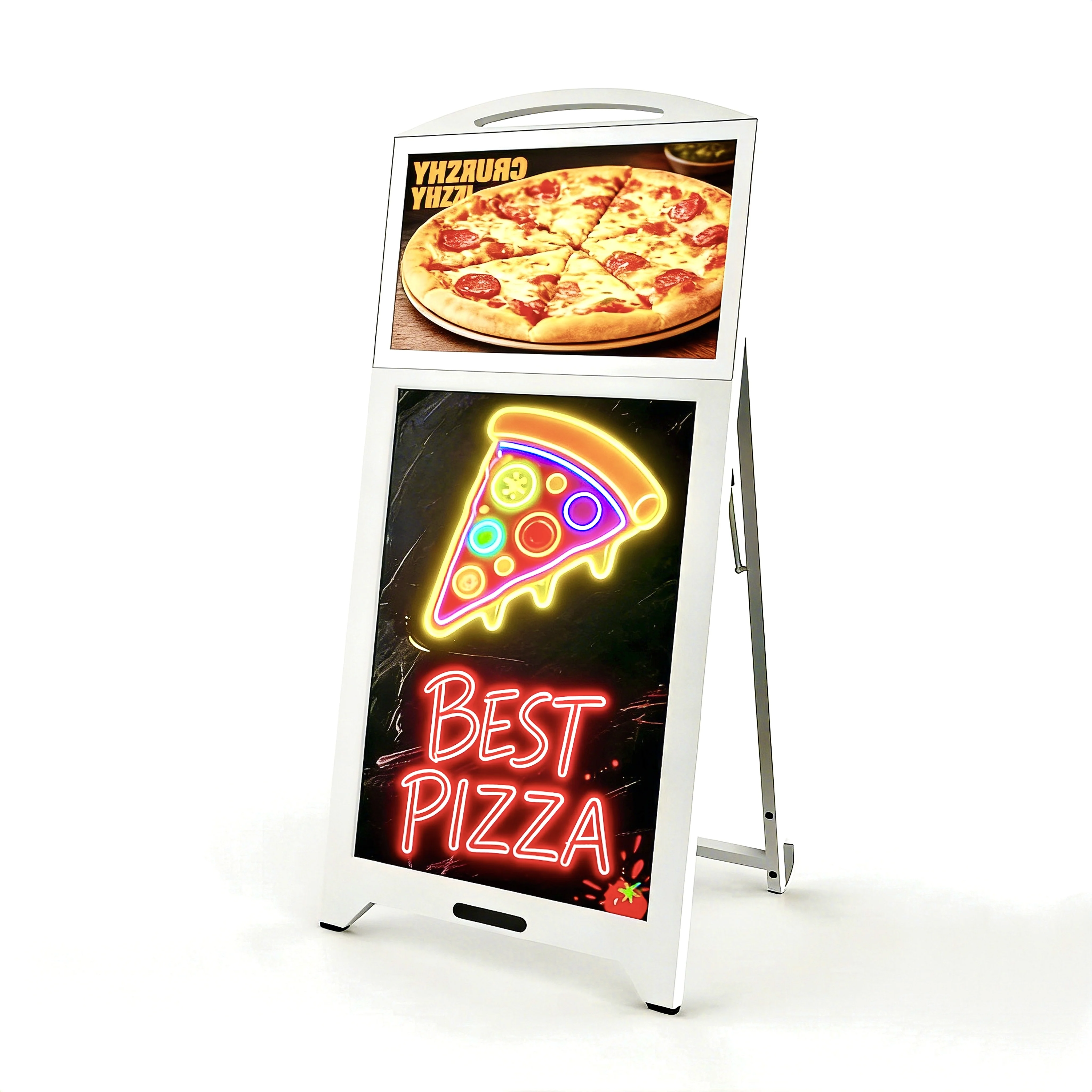 21.5 Inch Android Floor Standing LCD Digital Signage Writing Board Indoor Advertising Elevator Color Changing Fluorescent Board