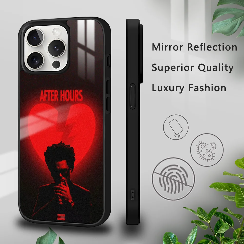 The W-Weeknd XO Minimalist Phone Case For iPhone 16 15 14 13 12 11 Pro Xs Max Mini Plus Celulares Hard Funda