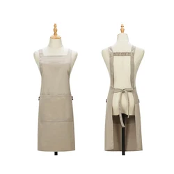 Home Kitchen Adjustable Bib Apron with Pockets Cooking Kitchen Aprons for Women Men Chef Apron Tablier Mandil