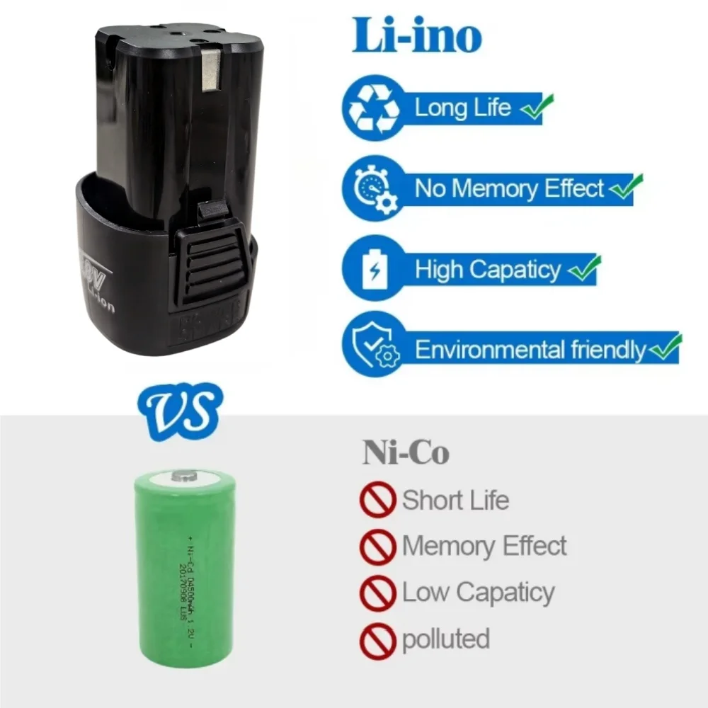 16.8V 6000mAh Universal Lithium Battery Multifunctional Power Tools Compatible with Electric Screwdrivers And Drills