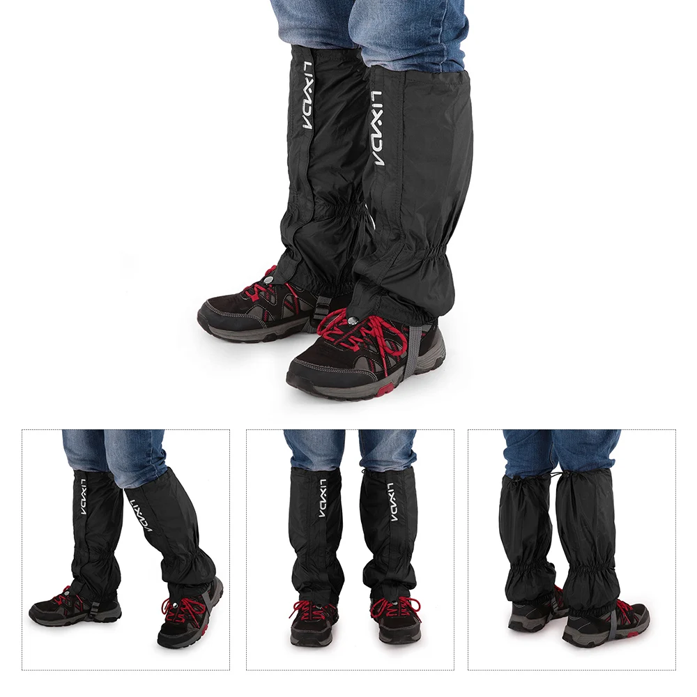 1pair Waterproof Snow Leg Gaiters Hiking Boot Legging Shoes Warmer Snake Shoe Cover Tourist Outdoor Camping Trekking Climbing
