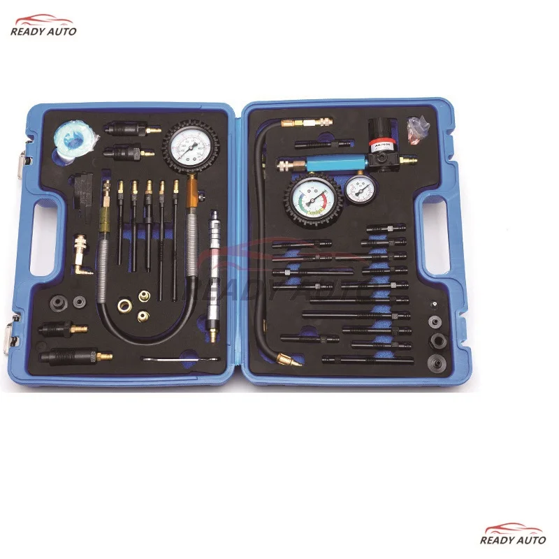 

46-комплект для измерения утечки компрессии дизельного двигателя, тестовые инструменты, инструменты