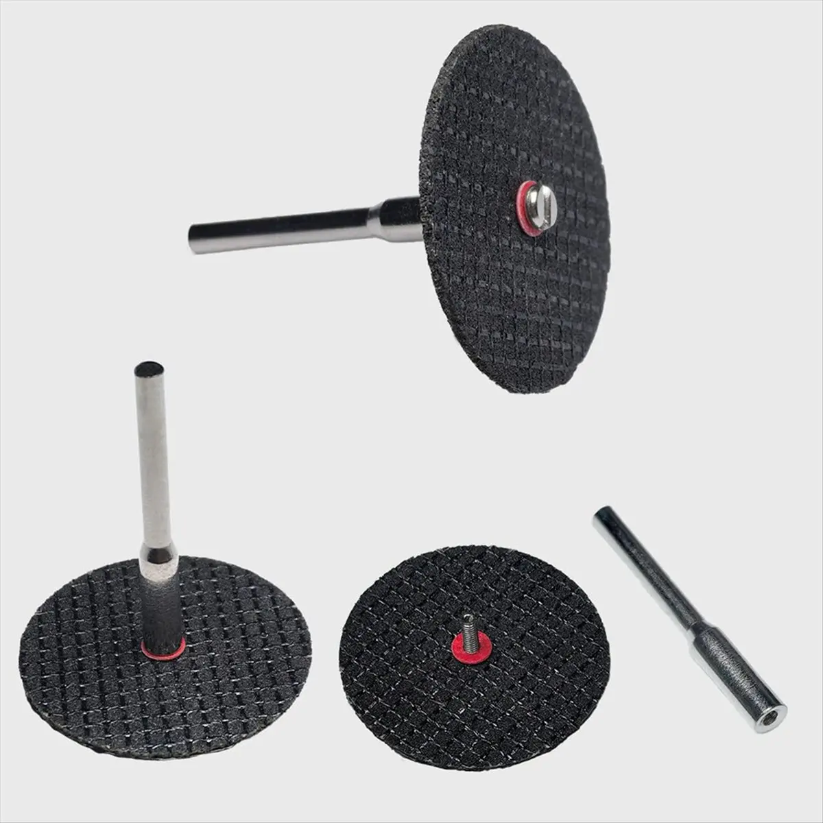 

AA83 60 шт. отрезные колеса для вращающегося инструмента 1-1/4 дюйма, усиленные колеса из стекловолокна и 4 шт. оправки, аксессуары для вращающихся инструментов