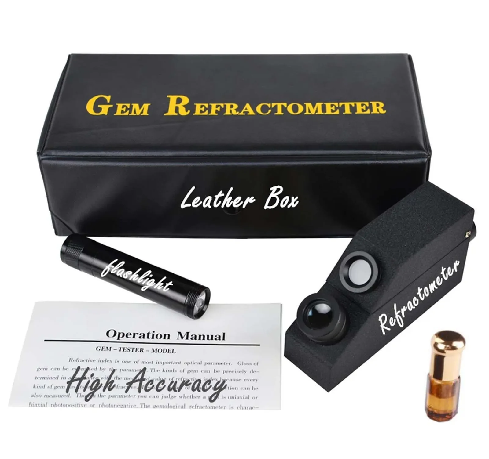 Necessary Products Of Gemlogical Refractometer Ri Range To Test The Gemstone Gem Refractometer