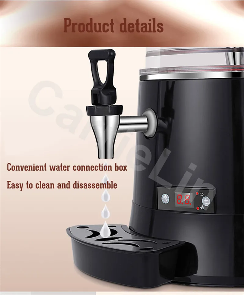 10L التجارية آلة تسخين الشوكولاتة الساخنة خلاط مشروبات كهربائية خلاط القهوة الحليب آلات توزيع الشاي