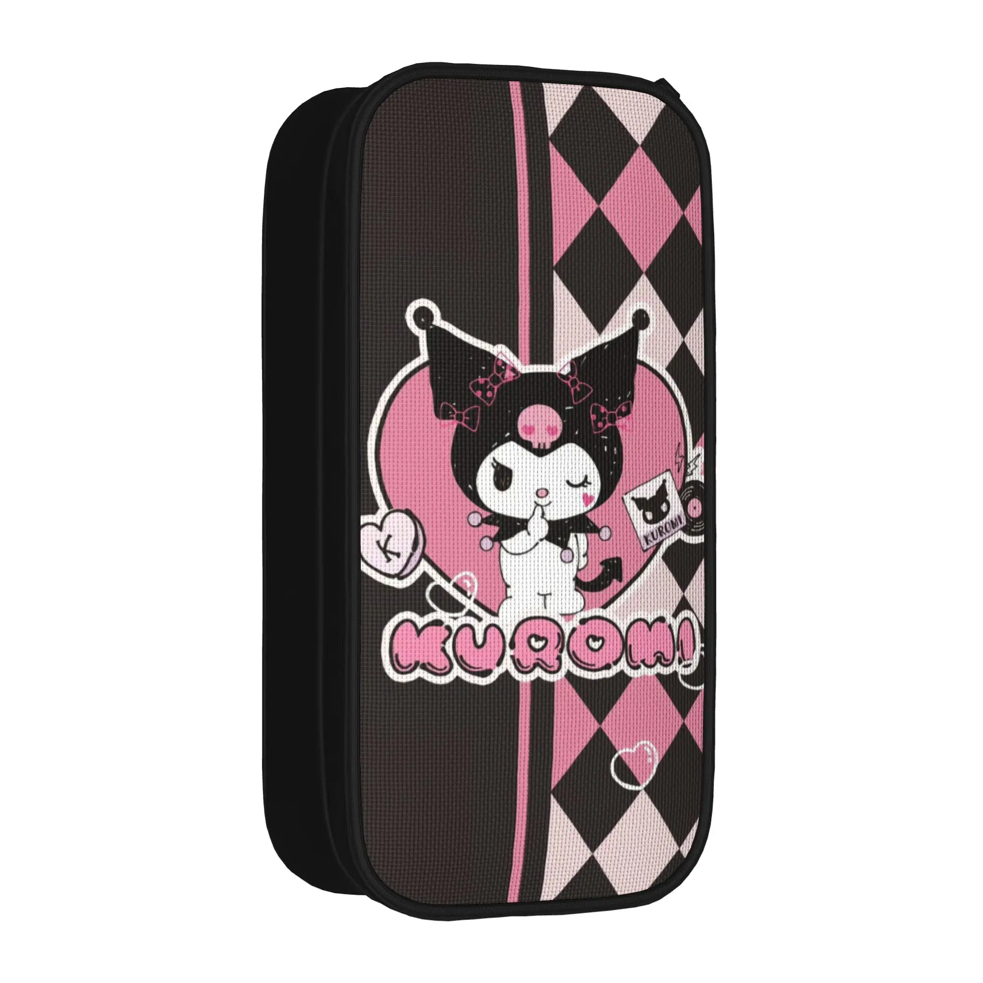 

Fashion Kuromi Pencil Cases Cartoon Pencil Pouch Pen for Student Big Capacity Bag Students School Zipper Stationery