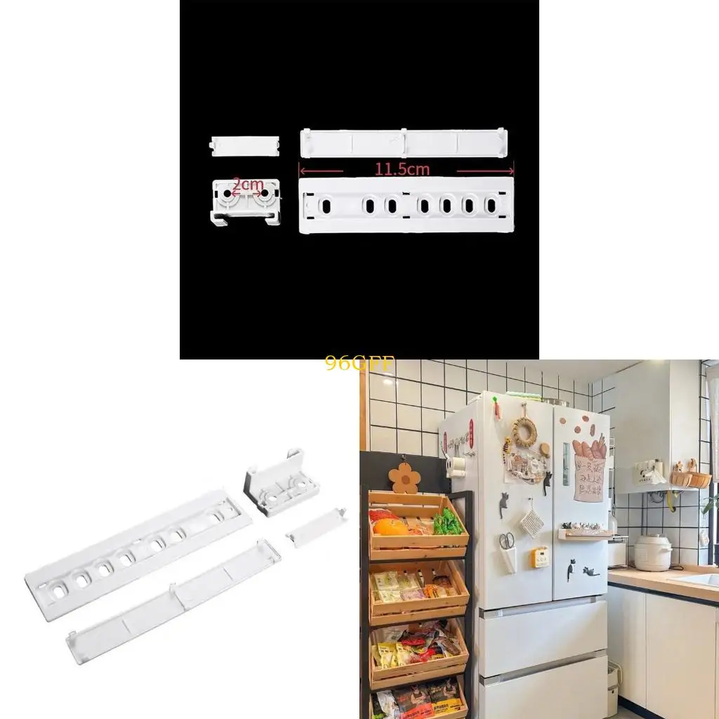96GF Freezer Door Track System With PP Gliding Component Refrigerator Sliding Track
