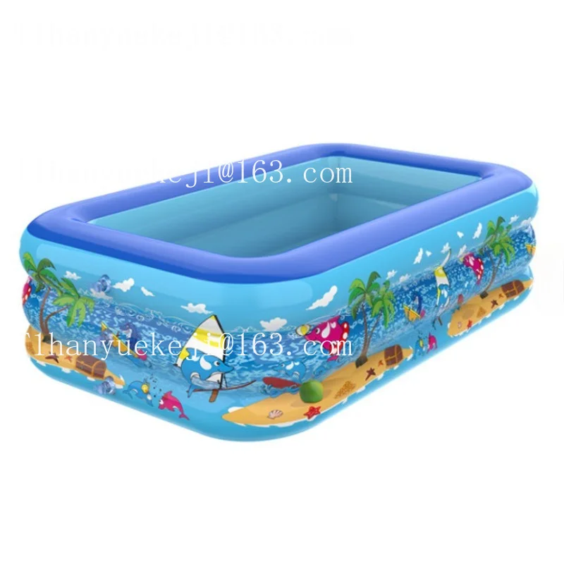 Home use Inflatable printed marine pattern swimming pool Multiple sizes Outdoor products Inflatable swimming pool