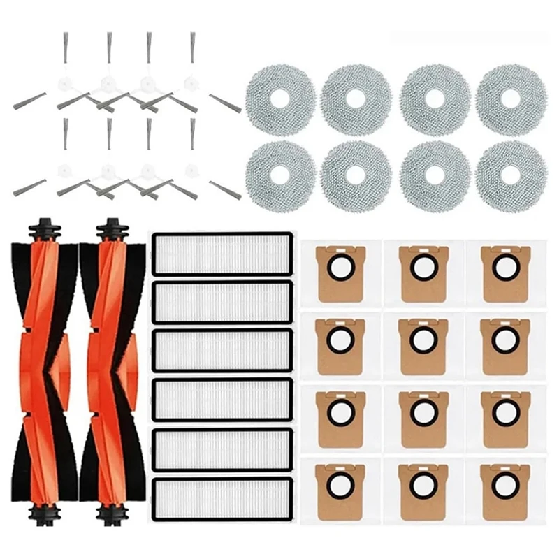 

Для робота-пылесоса Xiaomi X20 +/X20 Plus, аксессуары, основная боковая щетка, фильтр НЕРА, Швабра, тканевые мешки для пыли, замена
