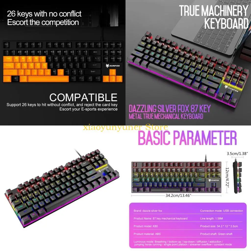 

P9JB True Mechanical Keyboard для клавиш подсчета двухцвета
