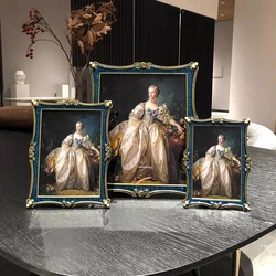 Luxury Europe 6/7/8inch Bronze Green Metal Frame For Poster Photocard Stand Pc Holder Kpop For Vintage Home Decor PF03