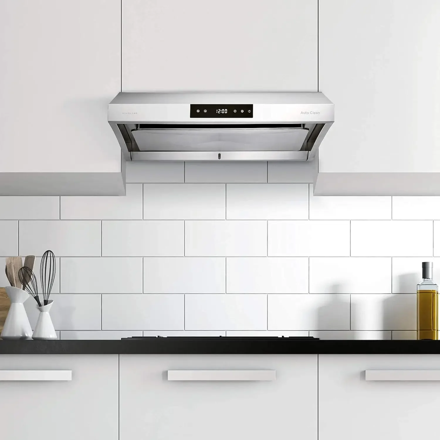 Series Range Hood 30" PS38 PRO PERFORMANCE Stainless Steel Slim Under Cabinet Range Hood Design | Steam Auto Clean, Touch Panel