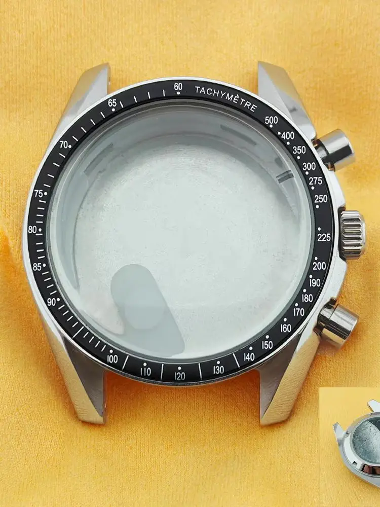 Obudowy VK63 39,7MM Pasują do Speed Master Obudowa VK63 Obudowa Moon Watch Obudowa metalowa z wzorem księżycowym Tył Obudowa chronografu VK63 Obudowa VK64 — 2