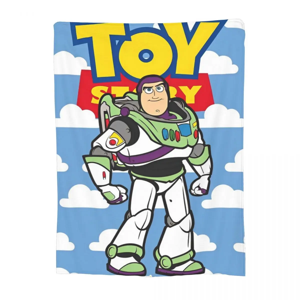 Buzz Lightyear Toy Story Blankets Cartoon Astronauts Plush Funny Soft Throw Blanket for Home Restaurant Decoration