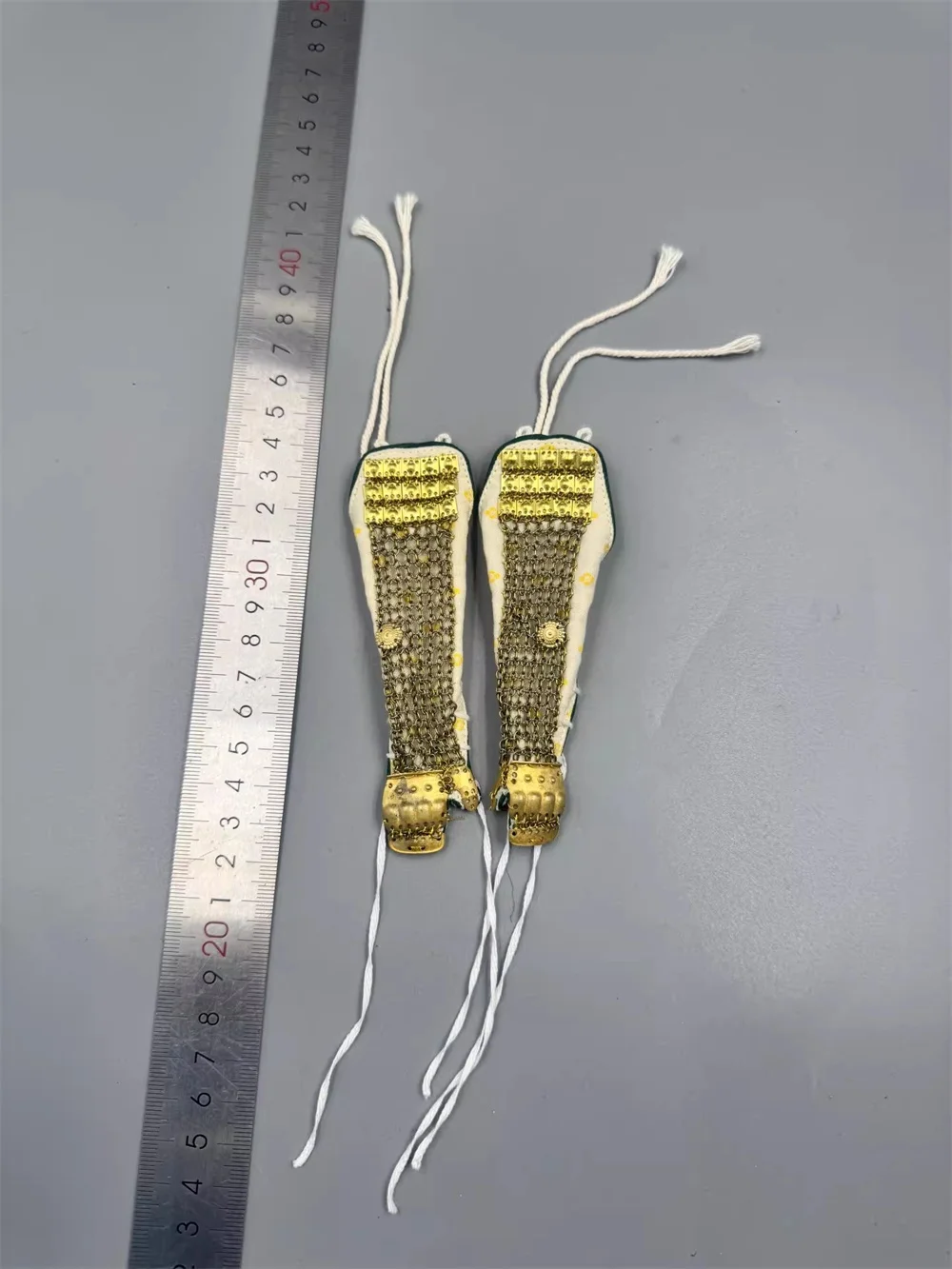 

1/6th HAOYUTOYS HHMODEL COOMODEL Vintage Japan Soldier Warrior Armhand Armor Chainmail Toys Model Accessories For 12" Doll DIY