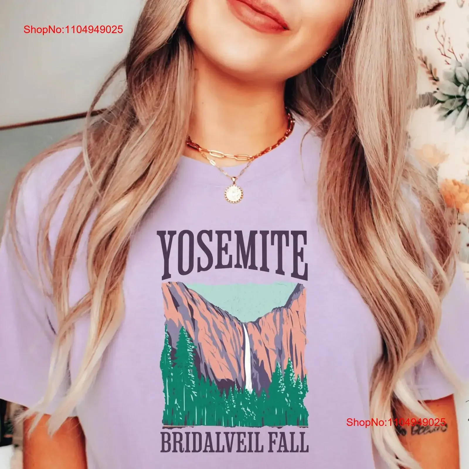 Yosemite Bridalveil otoño camiseta Parque Nacional senderismo escalada en roca Camping vintage lavado elegante suave Casual homme Unisex