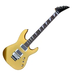 Flyoung OEM Electric Guitar Derulo Beginner Electric Guita Gold 6 Strings Electric Guitar