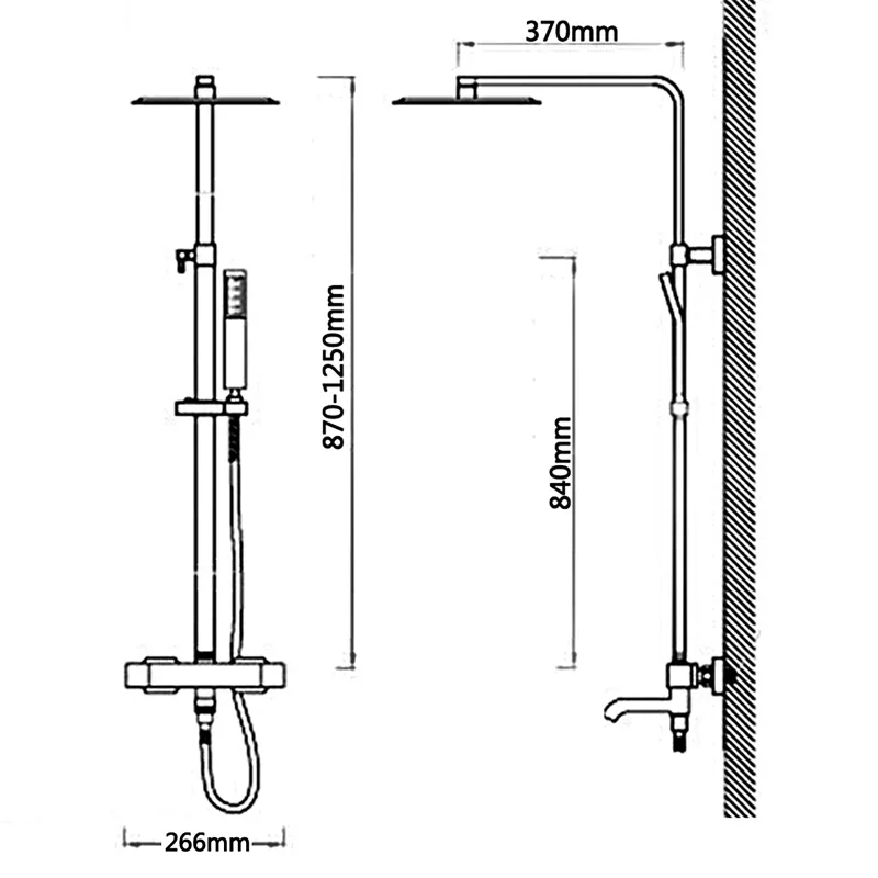ماتي الأسود الحمام دش ثرموستاتي صنبور مجموعة الأمطار دش صنبور حوض خلاط حوض الاستحمام دش صنبور حوض خلاط 3-way دش Mixe