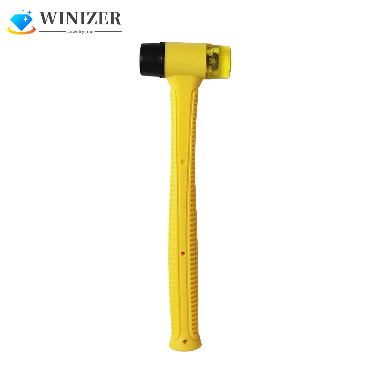 

Double Faced Soft Hammer Mini Domestic Nylon Head Mallet Hand Tool Household Rubber Hammer for Jewelry Leather Crafts Woodworkin