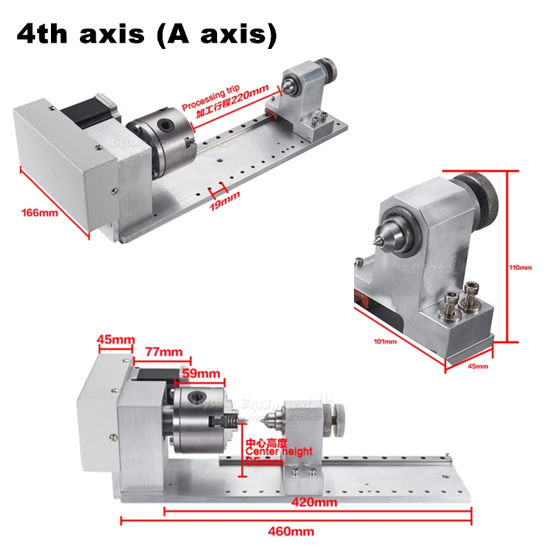 CNC 6040 Engraving Cutting Machine 3 Axis 4 Axis 2.2KW CNC Router With Tank For Woodworking Metal Carving Cutter Carver Cutter