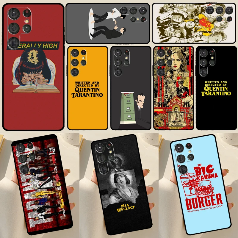 Quentin Tarantino Movie Phone Case For Samsung Galaxy S23 S20 FE S21 Ultra S22 Plus Note 10 20 S8 S9 S10 Plus Cover