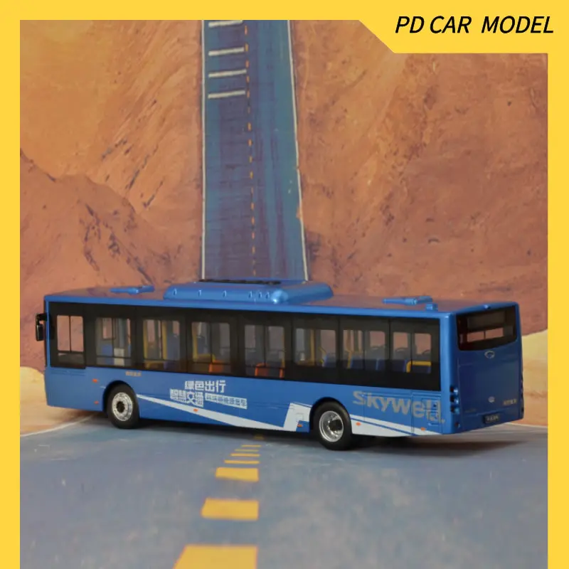 Original 1:50 Scale Model for SKYWELL NJL6129EV  H12 BUS Model Car Toys Gifts