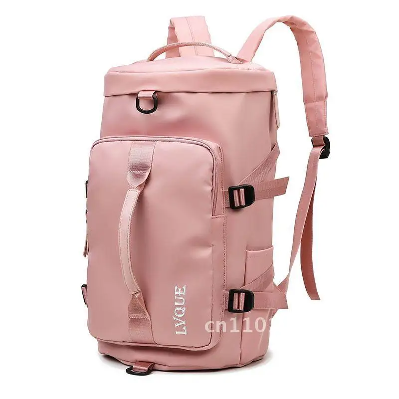 Large Capacity Travel Backpack Unisex Portable Sports Fitness Bag Breathable Waterproof Oxford Cloth Multifunctional Storage
