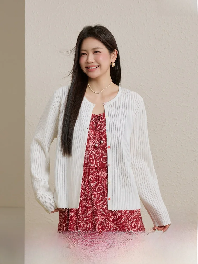 

Korean Style Sweet Knitted Sweater Versatile plus Size Women's Fashion Spring New Arrival Slim Fit Regular Sleeve Long Neck r...