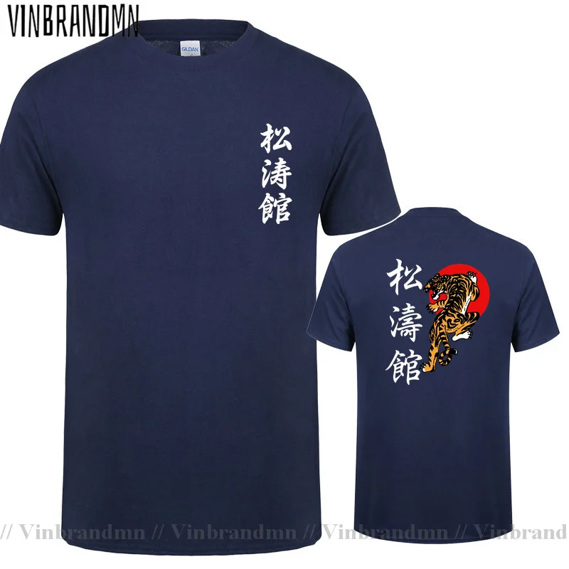 Unisex Tshirt Shotokan Karate T Shirt Men T-Shirt Short Sleeve O-Neck Mans Shotokan Tiger T-shirt Tops Mans Tshirt hombre camisa