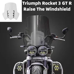 FOR Triumph Rocket 3 GT R Raise The Windshield Front Windshield Modified Custom Windshield Widened Windshield Accessories